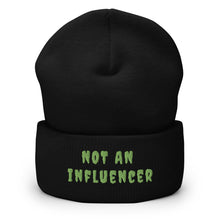 Load image into Gallery viewer, Green Drip Cuffed Beanie
