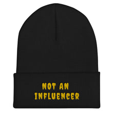 Load image into Gallery viewer, Yellow Drip Cuffed Beanie
